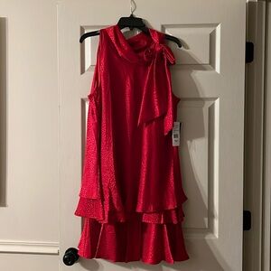 Women’s Size 16 Signature by Robbie Bee Red Cocktail Dress
